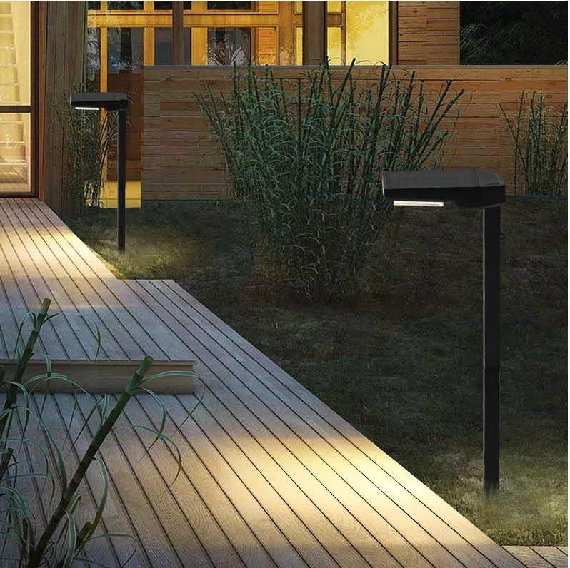 Alimentação solar 6 contas LED Paisagem Path Light Auto On/Off 6 Pcs contas