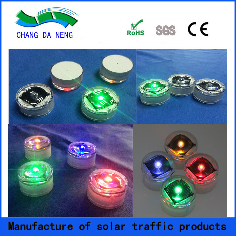 Alumínio Subterrâneo Rodas Solares Rodas Redondas Incorporadas LED Light Beacon Marcadores de Estrada