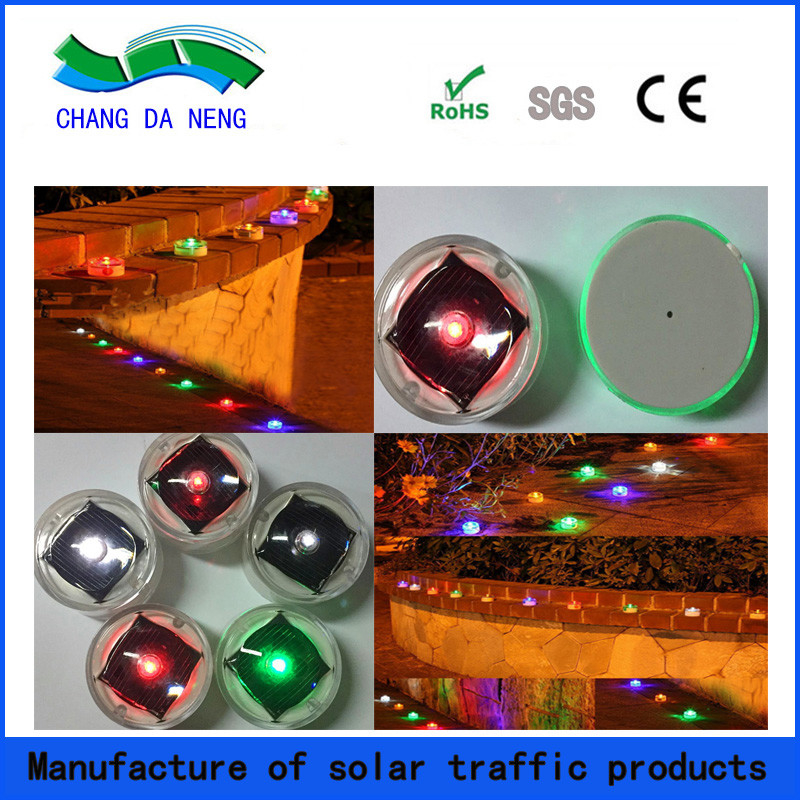 Alumínio Subterrâneo Rodas Solares Rodas Redondas Incorporadas LED Light Beacon Marcadores de Estrada