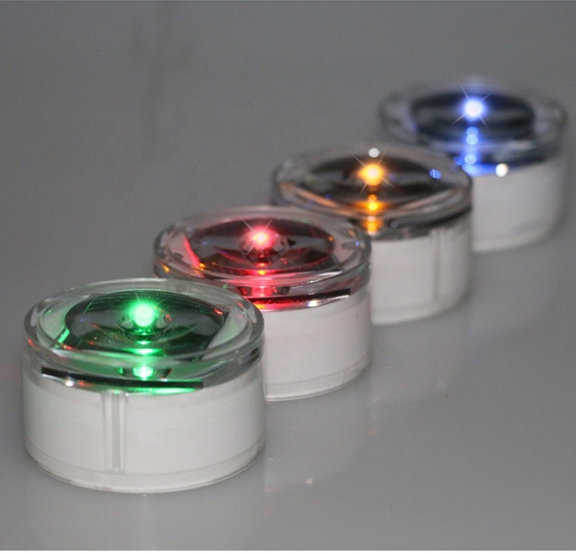 Alumínio Subterrâneo Rodas Solares Rodas Redondas Incorporadas LED Light Beacon Marcadores de Estrada