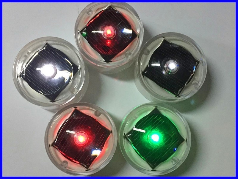 Alumínio Subterrâneo Rodas Solares Rodas Redondas Incorporadas LED Light Beacon Marcadores de Estrada