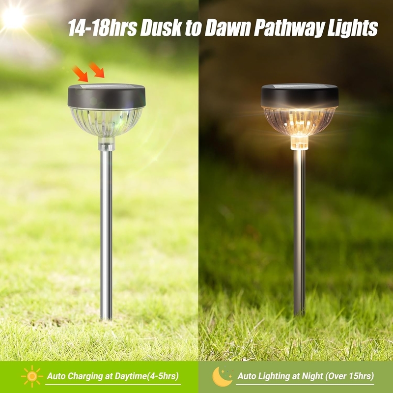 Linterna solar LED de poupança de energia com ligação automática / desligação IP65 impermeável 1 Pc contas Qty