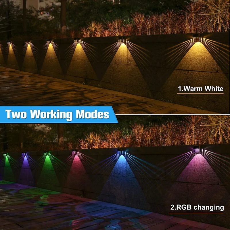 Luz solar Luz solar de jardim Projeção de luz padrão RGB Iluminação à prova d'água Decorar jardim pátio traseiro pátio da frente