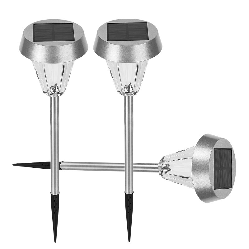 Luzes de trilha a energia solar Material ABS para luz solar de jardim paisagístico decorativo
