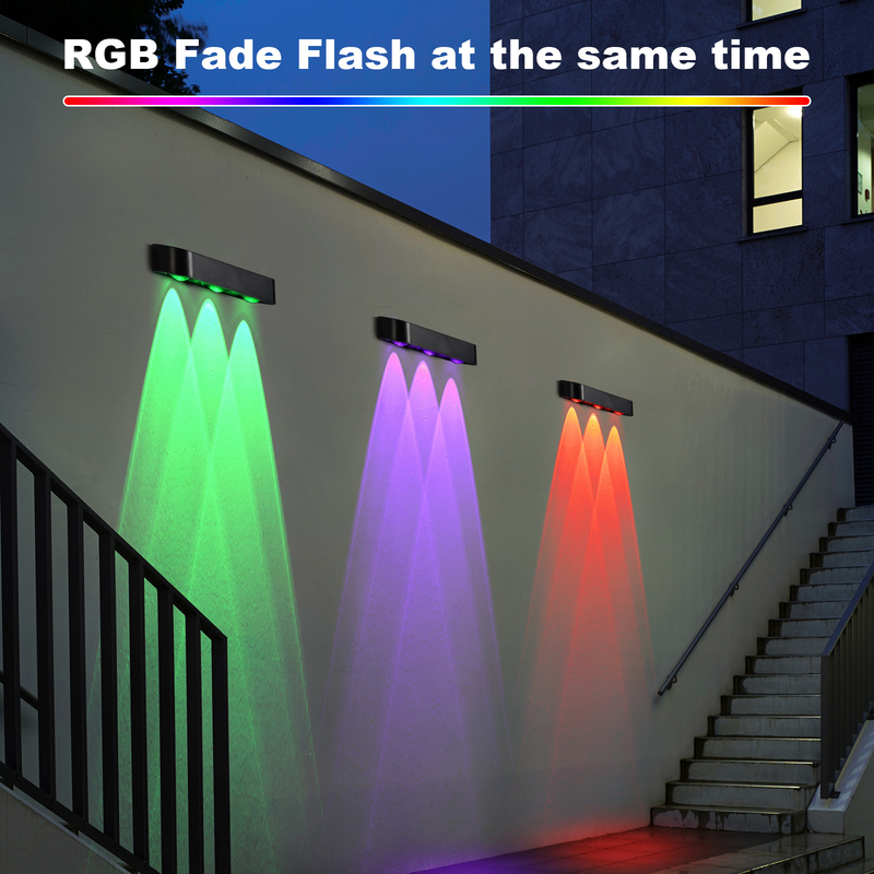 CDN-KF04E Luz LED RGB movida a energia solar Iluminação exterior versátil e de poupança de energia com duração ≥ 50000h