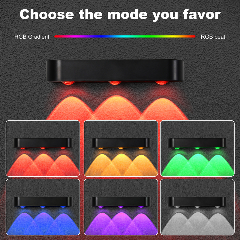CDN-KF04E Luz LED RGB movida a energia solar Iluminação exterior versátil e de poupança de energia com duração ≥ 50000h