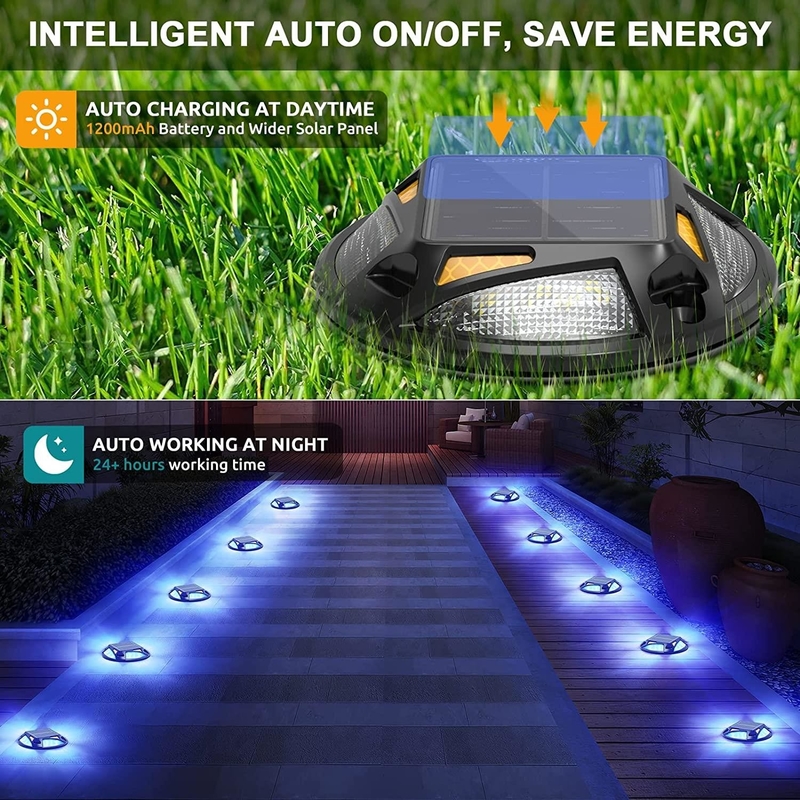 IP67 resistente à água LED Solar Dock Light -20C ~ 60C Intervalo de temperatura com instalação de parafuso