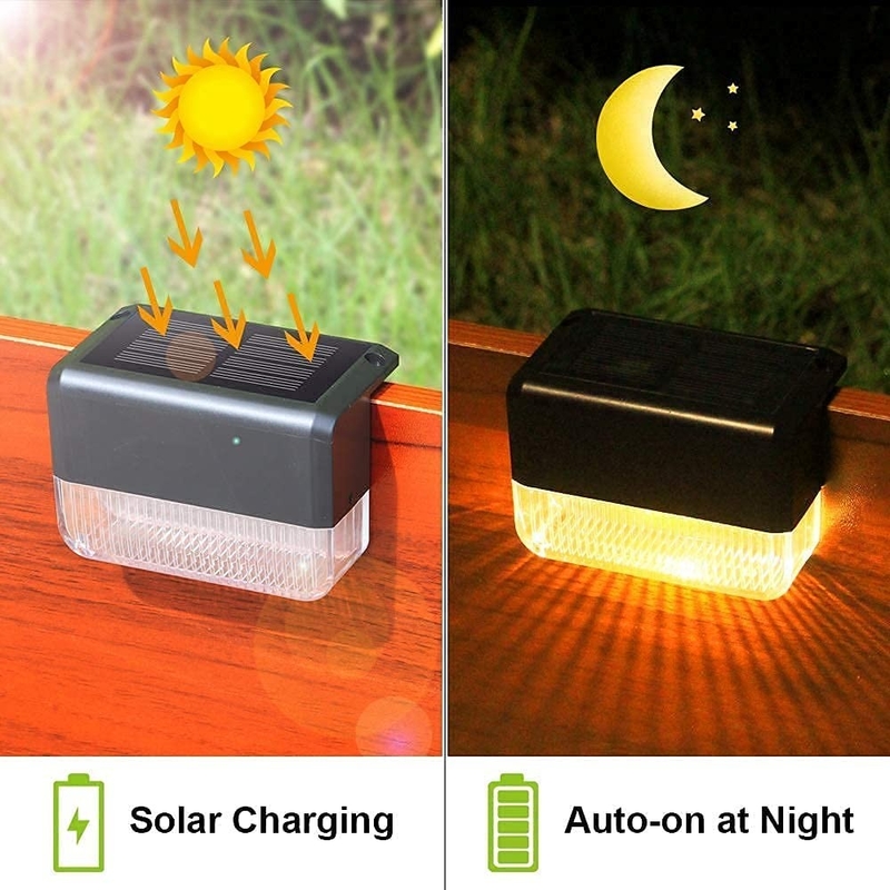 Iluminação solar de jardim resistente a intempéries Cct 3500K Quente Branco Monocristalino de Silício Painel Solar Económico