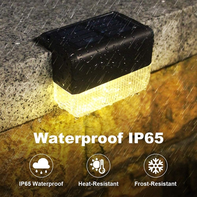 Iluminação solar de jardim resistente a intempéries Cct 3500K Quente Branco Monocristalino de Silício Painel Solar Económico