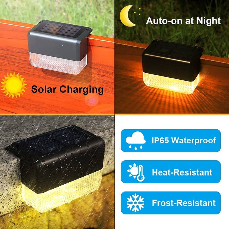 Iluminação solar de jardim resistente a intempéries Cct 3500K Quente Branco Monocristalino de Silício Painel Solar Económico