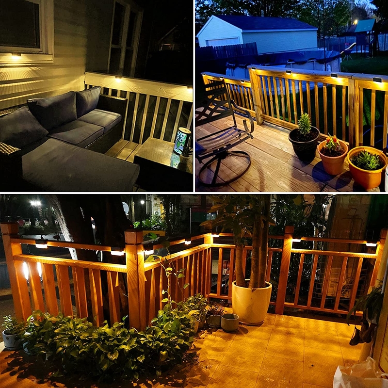 Iluminação solar de jardim resistente a intempéries Cct 3500K Quente Branco Monocristalino de Silício Painel Solar Económico