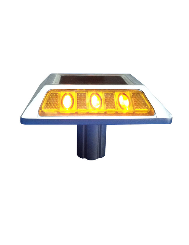 250g Luz intermitente movida a energia solar com 6 LEDs e flash ou modos estáveis Distância visual 800 metros Fonte de luz LED