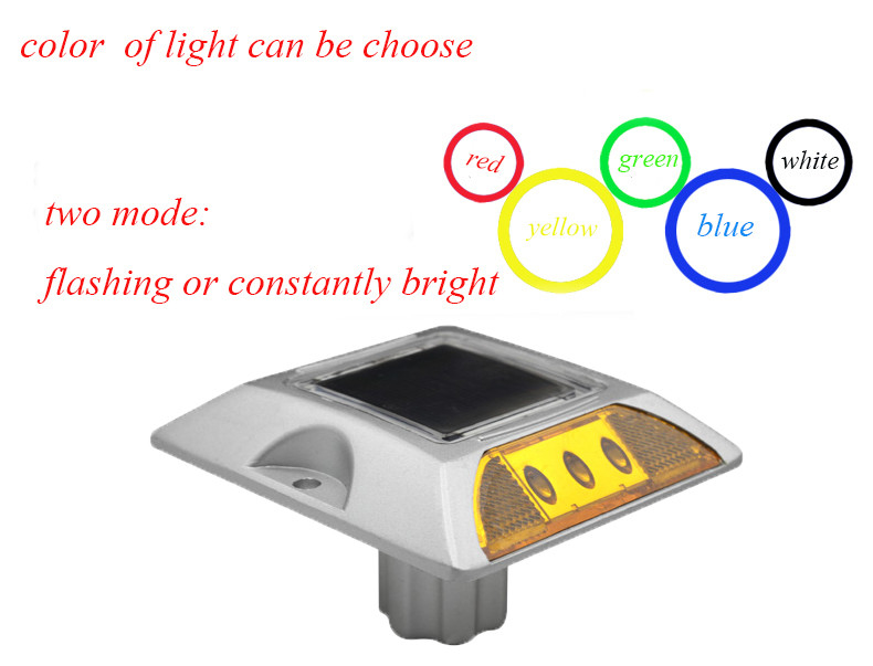 Iluminação Ultra Longa 6 LED Refletores Solares de Estrada com 800 metros de distância visual