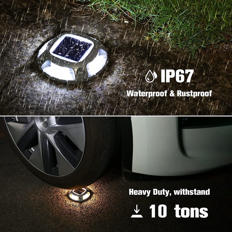 IP67 Iluminação solar à prova d'água com bateria 1.2V/600MAH Ni-Mh Bateria -20C- 60C para segurança e iluminação da doca