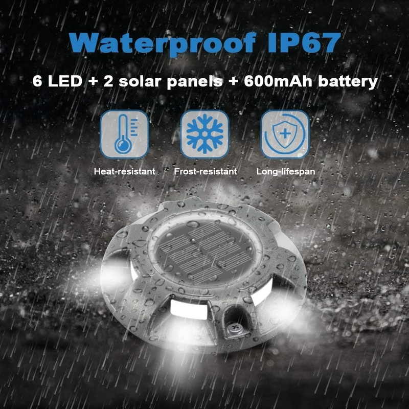 Fonte de luz LED Rodas de estrada a energia solar IP68 à prova d'água para desempenho duradouro