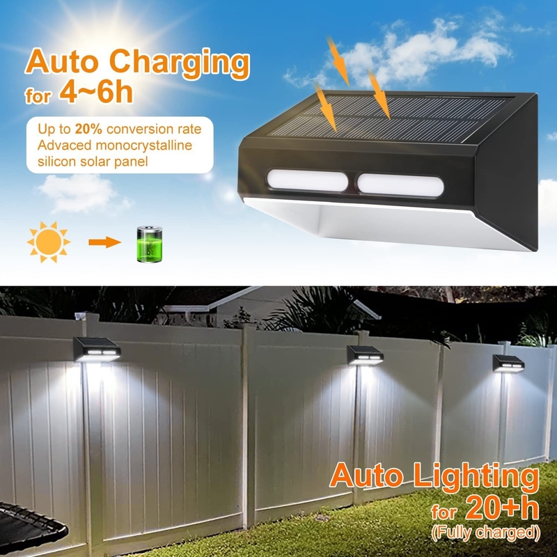 3.7V PWM Controlador de Carga Solar Luzes de Decoração Para Jardim / Parede / Cercas / Design de Paisagem