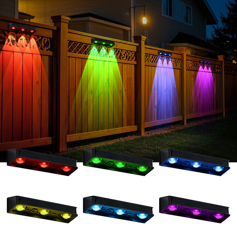 Venda a quente IP65 Íntegro Polissilicon Painel Solar Luz Branca Quente Iluminação para cima e para baixo Fonte de Luz Solar LED Lâmpada de Parede Hotel