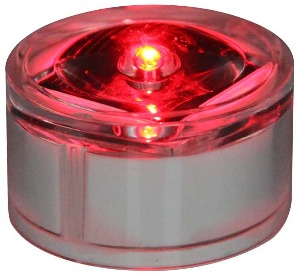 O jardim 1.2V conduzido posto solar plástico do PC ilumina exterior 40MA impermeável para a decoração