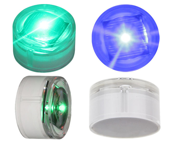 O jardim 1.2V conduzido posto solar plástico do PC ilumina exterior 40MA impermeável para a decoração