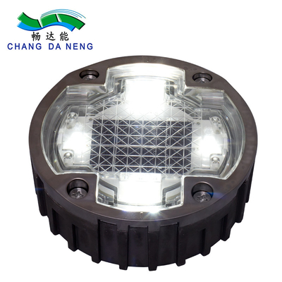 O trilho solar impermeável da plataforma de IP68 Cat Lights Eyes Road Studs 1200mah ilumina-se para exterior