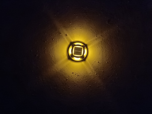 O círculo solar sem fio da luz da doca da entrada de automóveis conduziu o marcador exterior para a passagem 110*22.5 milímetro