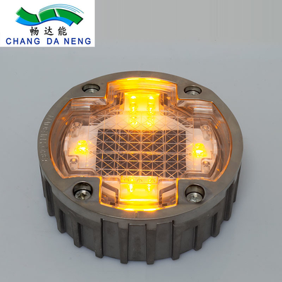 Estrada exterior impermeável solar resistente do diodo emissor de luz do farol intermitente do parafuso prisioneiro IP68 da estrada