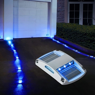 Instalação de parafuso Luzes de doca LED a energia solar IP68 à prova d'água 7.1 X 5.3 X 4.3 polegadas
