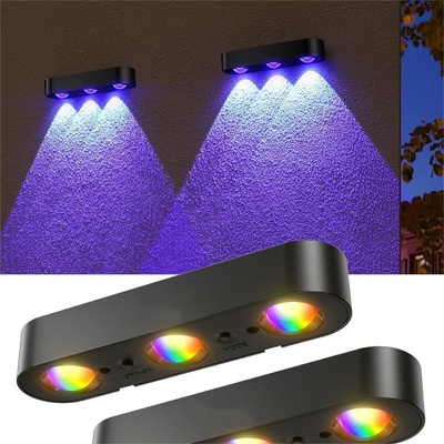 Painel solar de silício monocristalino 5V / 220MA Iluminação solar exterior decorativa em preto