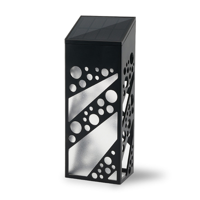 IP 68 Iluminação solar LED à prova d'água Iluminação de terraço solar exterior Decorativa Iluminação de terraço para pátio