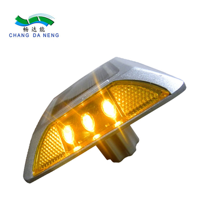 IP68 Alumínio Solar Reflective Road Stud Wholesale Solar Powered LED Spike Road Studs