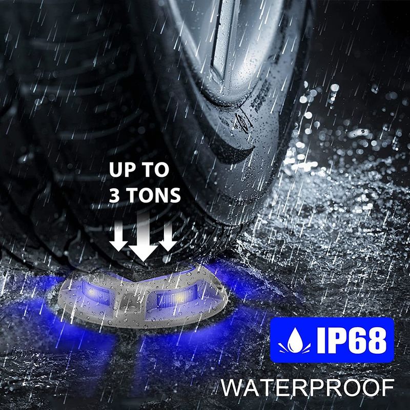 20 lumens luz solar de terraço com IP67 impermeável e alerta de luz diurna 6000K para uso ao ar livre