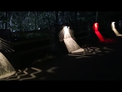 Luzes solares KF14A da parede do jardim