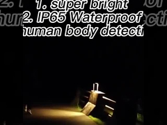 luzes postas solares do sensor de movimento do diodo emissor de luz