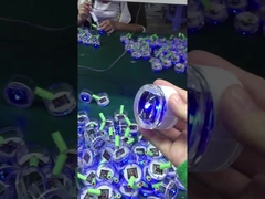 O jardim 1.2V conduzido posto solar plástico do PC ilumina exterior 40MA impermeável para a decoração