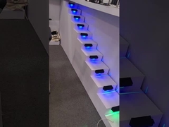 lâmpada solar de passo exterior